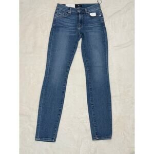 Women's 7 For All Mankind Skinny Slim Fit Denim Jeans Size 25